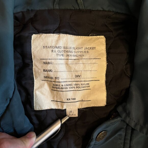 standard issue flight jacket / JKH-W42H/A - Picture 5 of 17